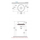 Кръгла Стояща Мивка Ø40см. VANITY BASINS